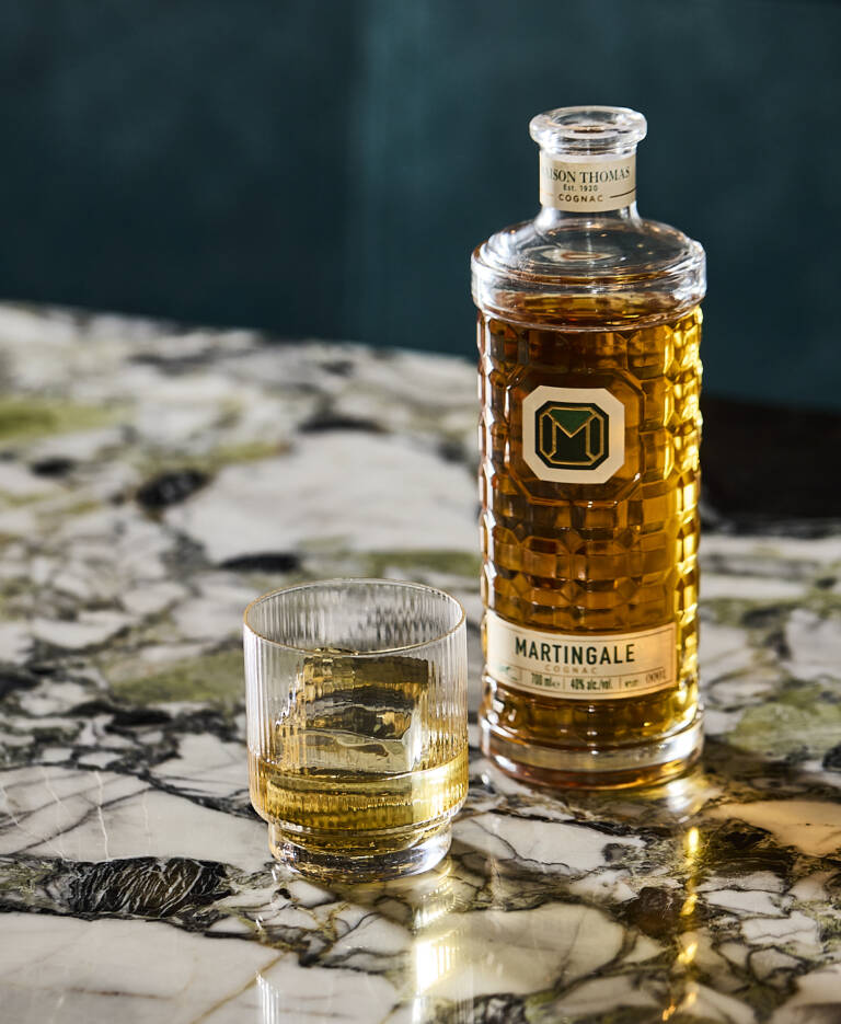 Focus on Martingale Cognac and a simple neat pour