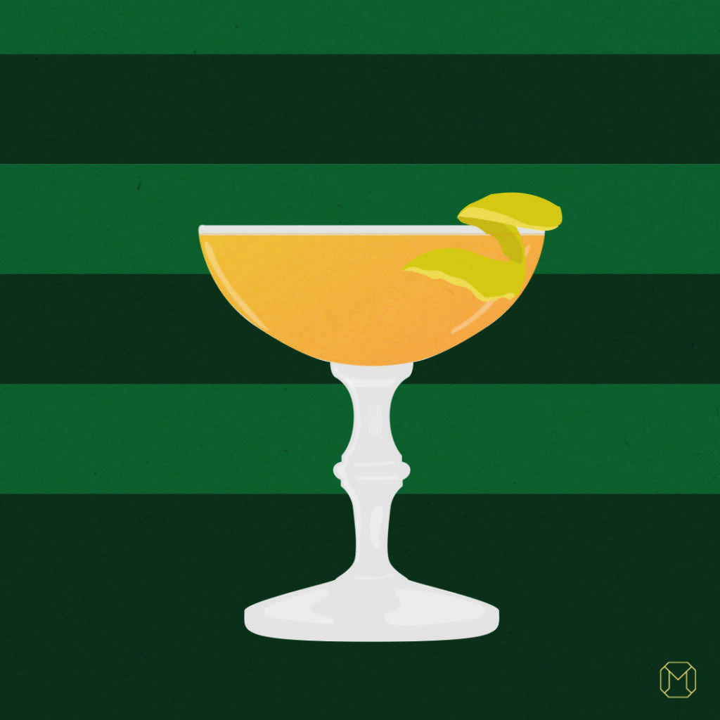 Martingale Champs Elysees cocktail recipe Illustration